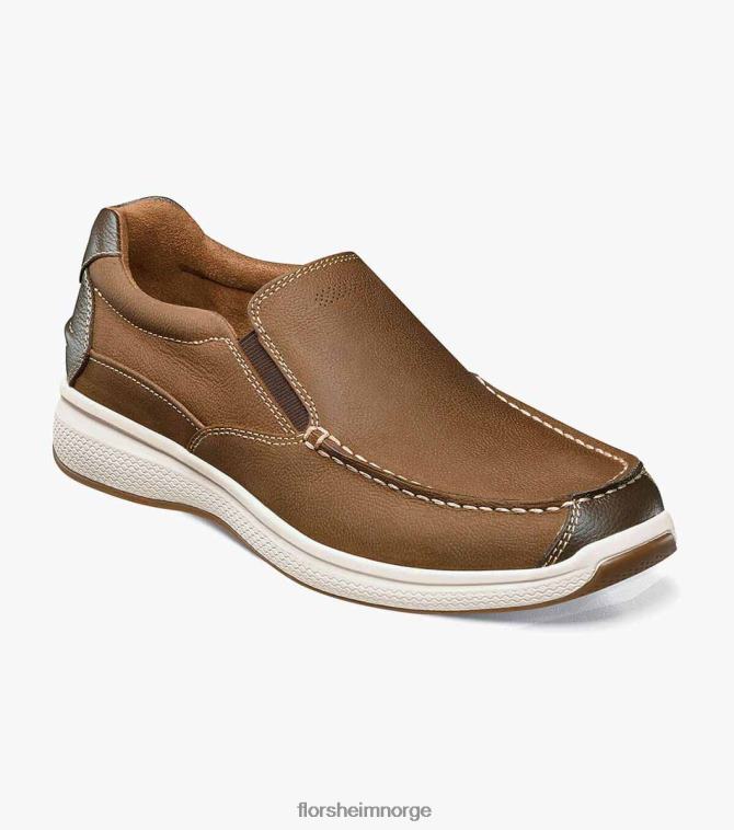 nei Florsheim menn fottøy great lakes moc toe slip på stein 08PX62359