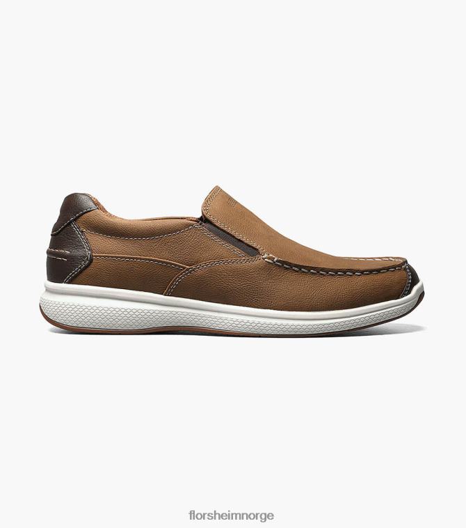 nei Florsheim menn fottøy great lakes moc toe slip på stein 08PX62359