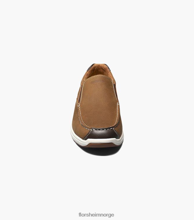 nei Florsheim menn fottøy great lakes moc toe slip på stein 08PX62359