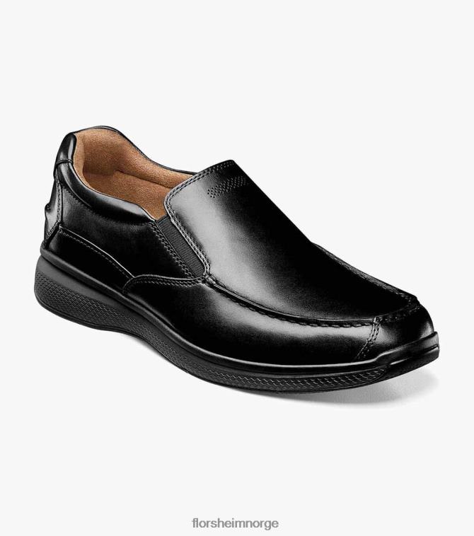 nei Florsheim menn fottøy great lakes moc toe slip på svart 08PX62360