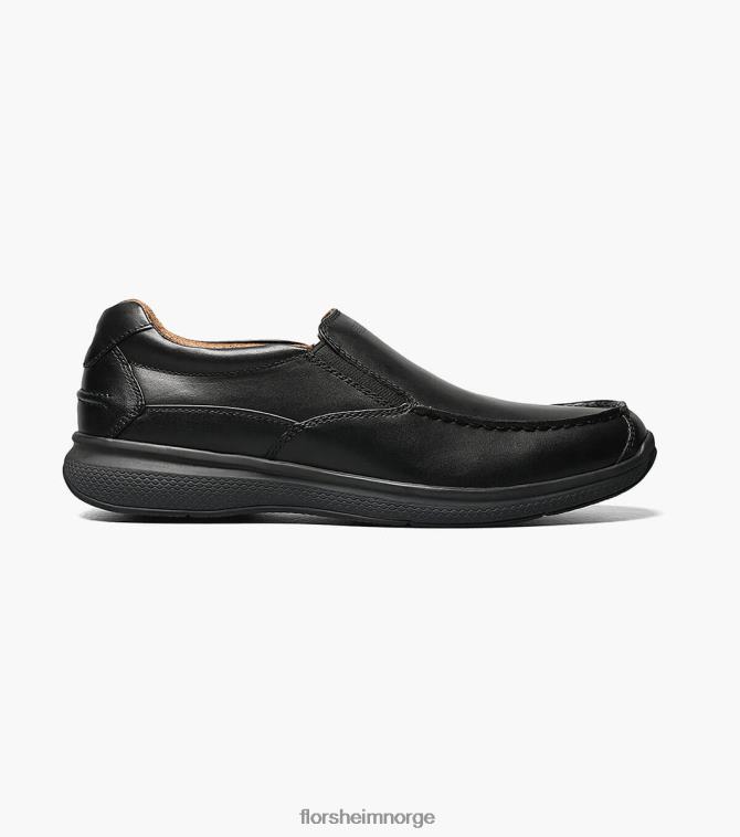 nei Florsheim menn fottøy great lakes moc toe slip på svart 08PX62360