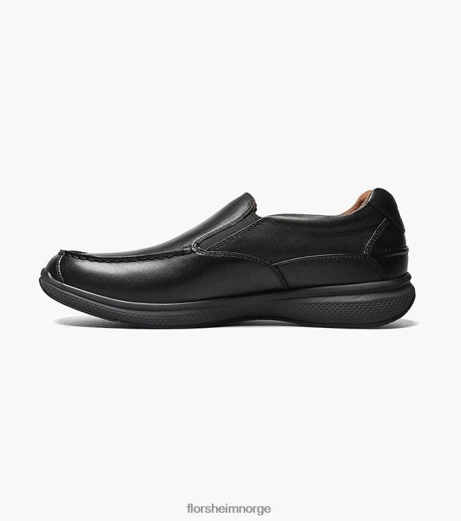 nei Florsheim menn fottøy great lakes moc toe slip på svart 08PX62360