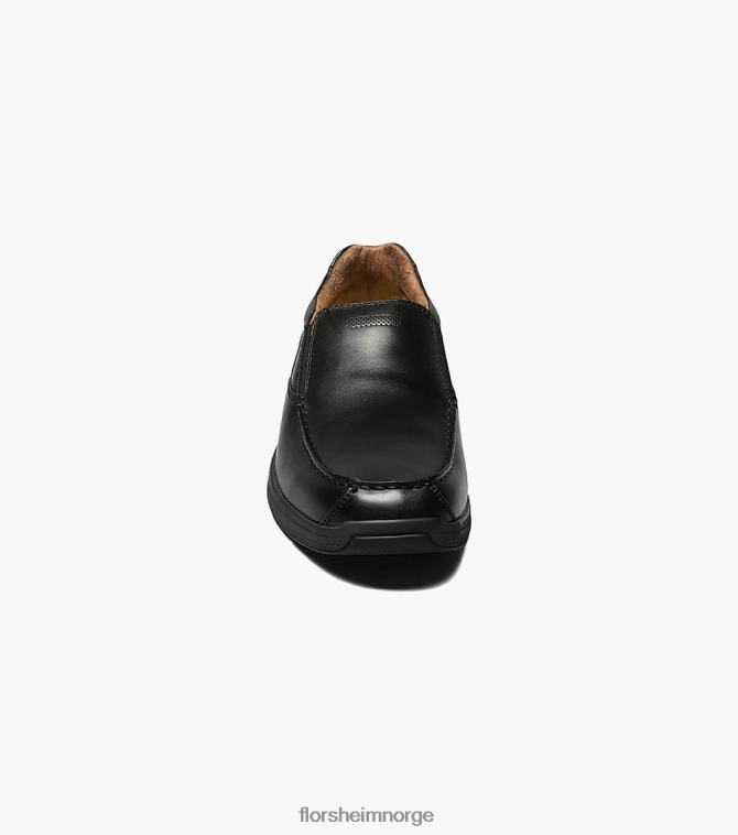 nei Florsheim menn fottøy great lakes moc toe slip på svart 08PX62360