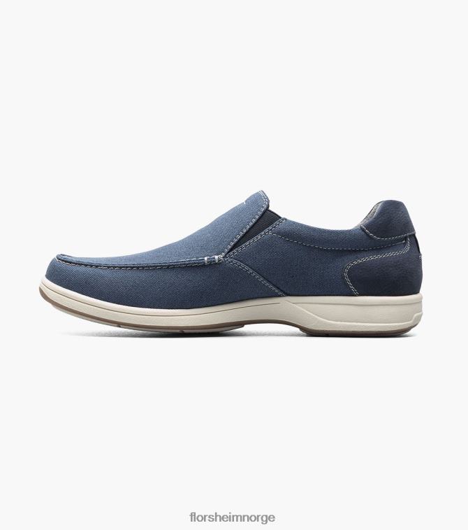 nei Florsheim menn fottøy lakeside canvas moc toe slip on marinen 08PX6211