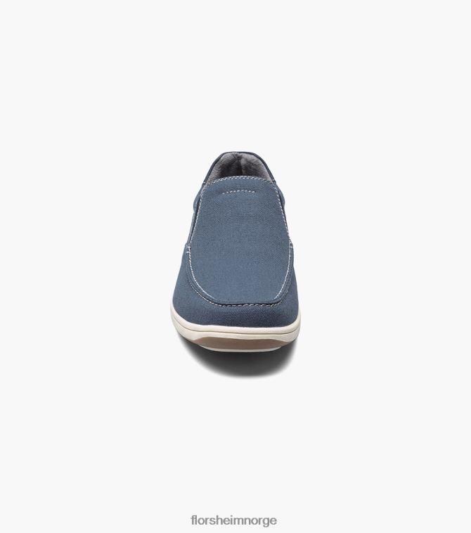 nei Florsheim menn fottøy lakeside canvas moc toe slip on marinen 08PX6211