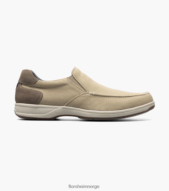 nei Florsheim menn fottøy lakeside canvas moc toe slip on sand multi 08PX6210