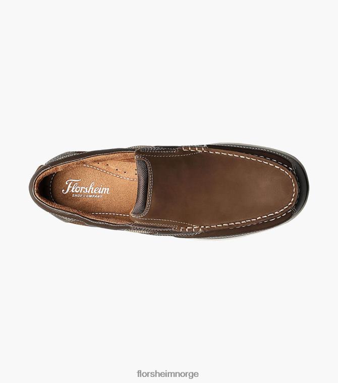 nei Florsheim menn fottøy lakeside moc toe slip på brun 08PX62362