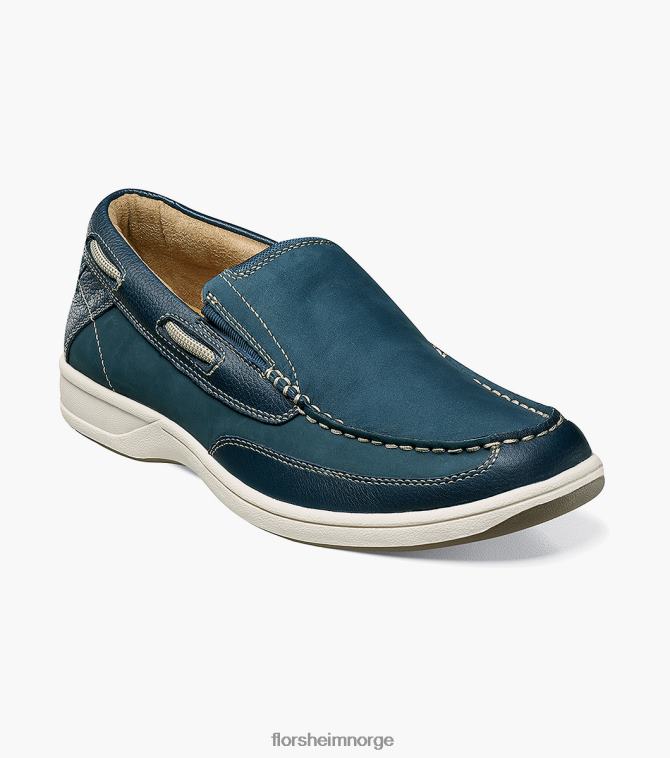 nei Florsheim menn fottøy lakeside moc toe slip på marinen 08PX62361