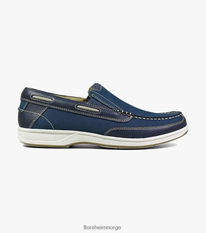 nei Florsheim menn fottøy lakeside moc toe slip på marinen 08PX62361