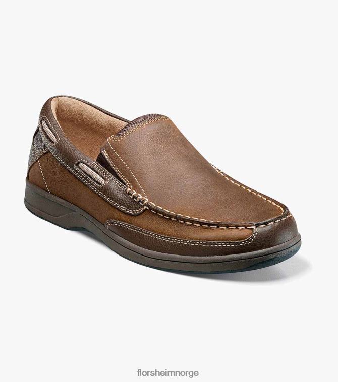 nei Florsheim menn fottøy lakeside moc toe slip på stein 08PX62363