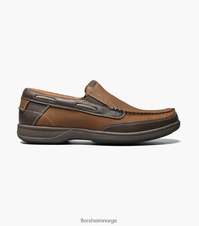 nei Florsheim menn fottøy lakeside moc toe slip på stein 08PX62363