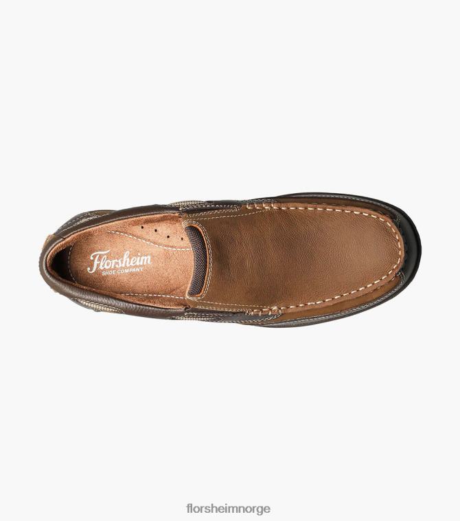 nei Florsheim menn fottøy lakeside moc toe slip på stein 08PX62363