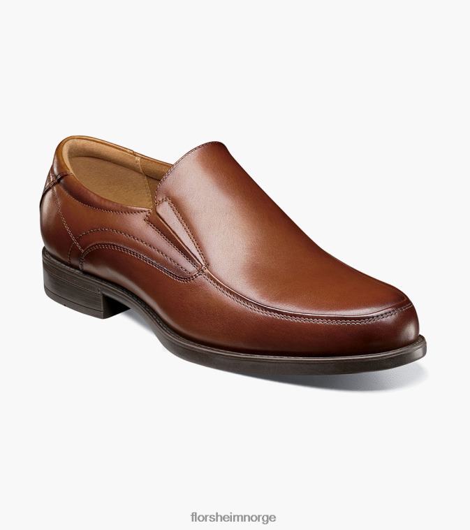 nei Florsheim menn fottøy midtown moc toe slip på konjakk 08PX6290