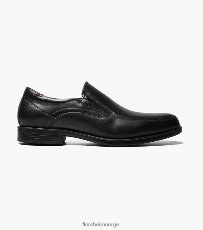nei Florsheim menn fottøy midtown moc toe slip på svart 08PX6289