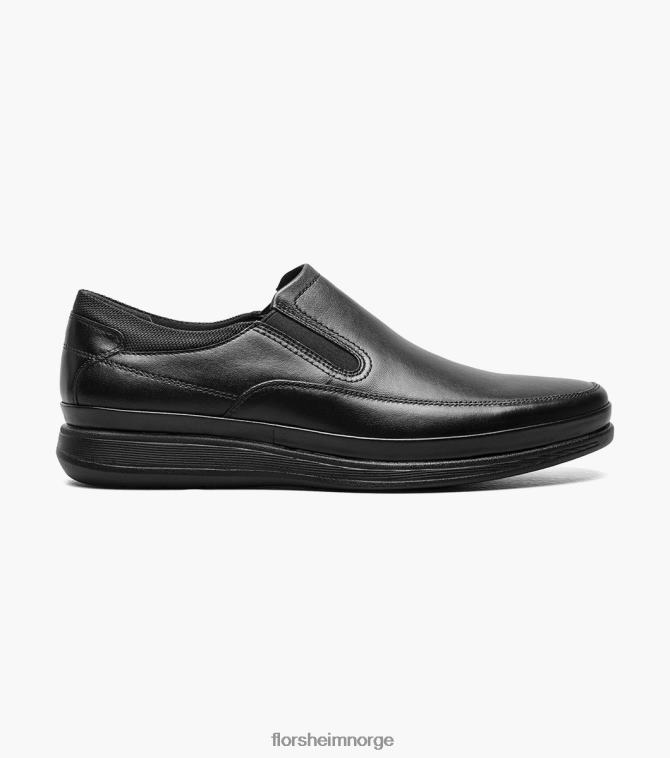 nei Florsheim menn fottøy motion moc toe slip på svart 08PX62328