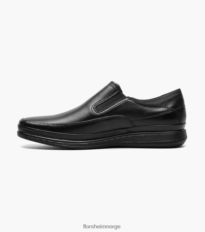 nei Florsheim menn fottøy motion moc toe slip på svart 08PX62328