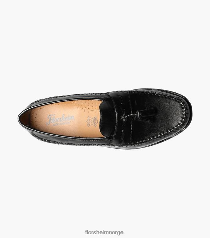 nei Florsheim menn fottøy pazzano moc toe dusk slip på svart 08PX62283