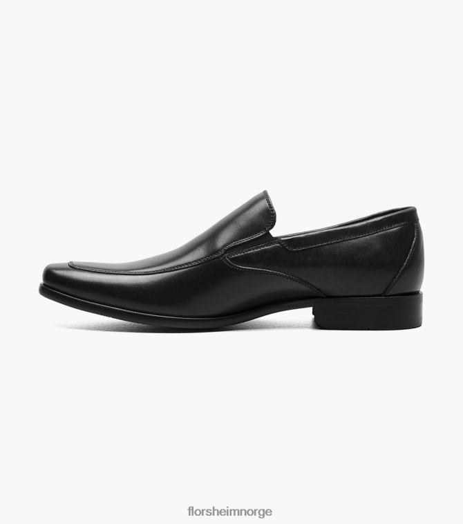 nei Florsheim menn fottøy postino 2 moc toe venetian slip on svart glatt 08PX62122