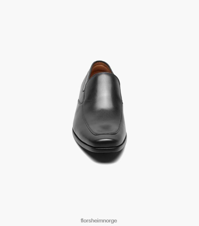 nei Florsheim menn fottøy postino 2 moc toe venetian slip on svart glatt 08PX62122