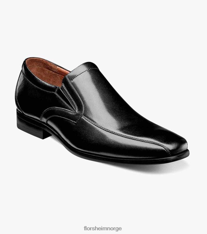 nei Florsheim menn fottøy postino 2 sykkel tå slip på svart glatt 08PX62195