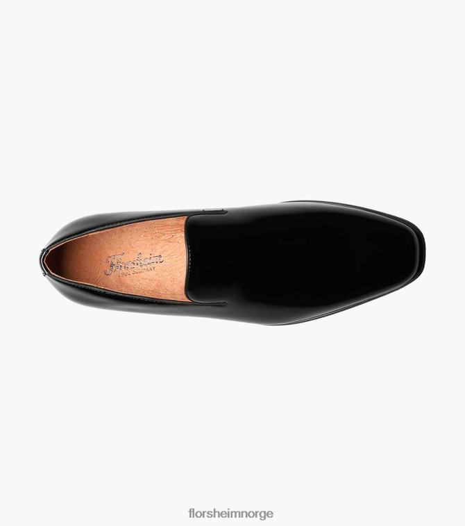 nei Florsheim menn fottøy postino 2 vanlig tå slip på svart patent 08PX62196