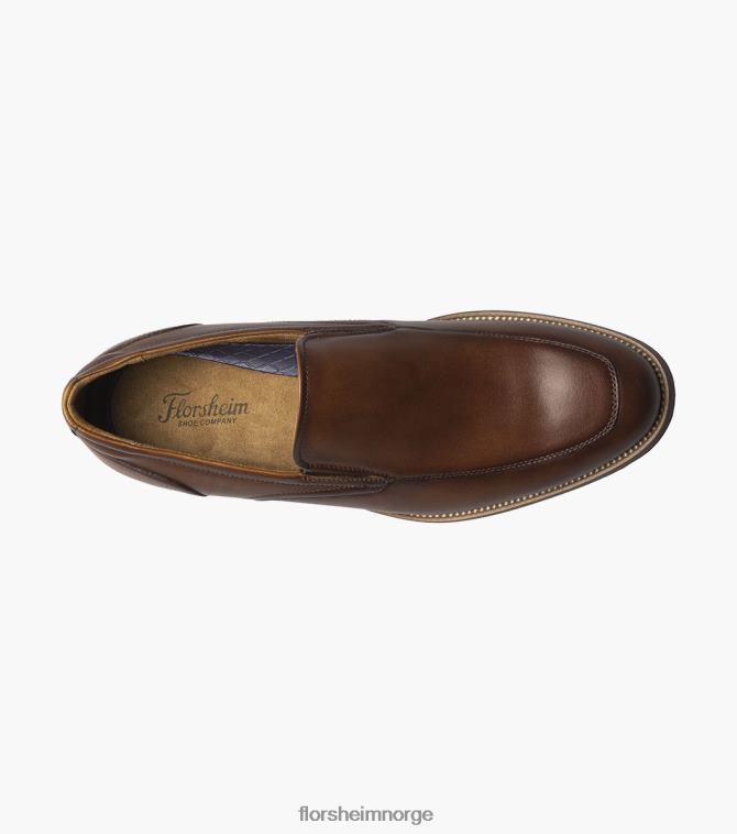 nei Florsheim menn fottøy rucci moc toe slip on konjakk 08PX6249