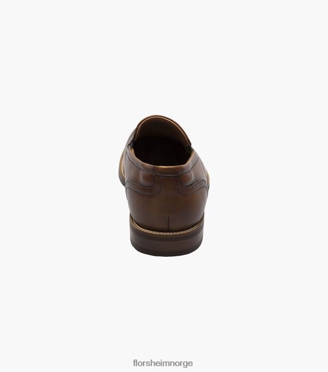 nei Florsheim menn fottøy rucci moc toe slip on konjakk 08PX6249