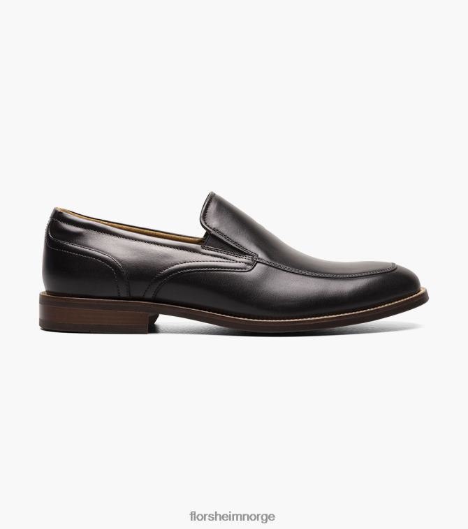 nei Florsheim menn fottøy rucci moc toe slip on svart 08PX6250