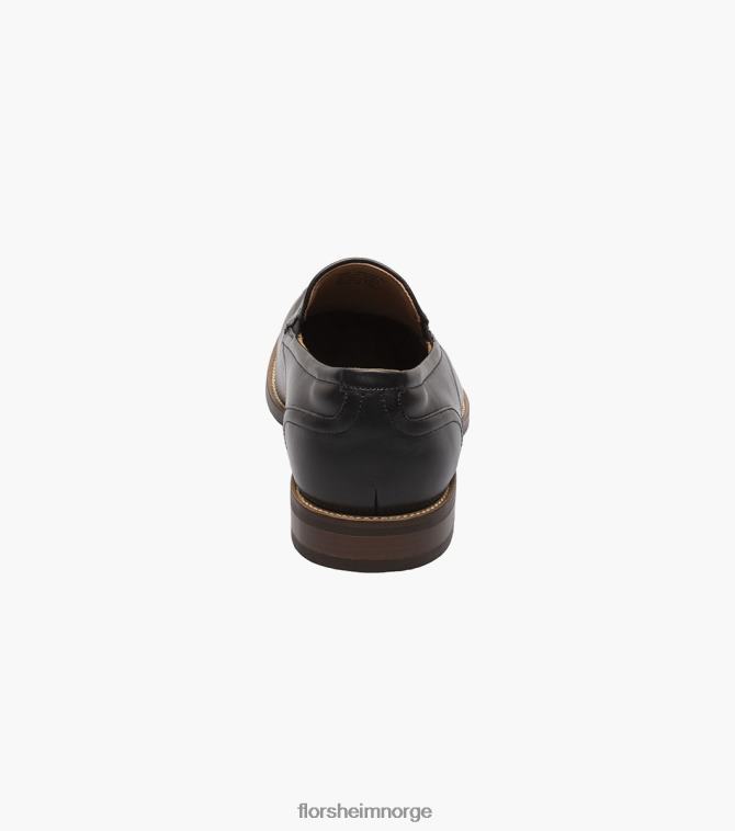 nei Florsheim menn fottøy rucci moc toe slip on svart 08PX6250