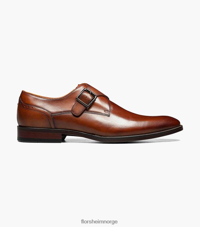 nei Florsheim menn fottøy sorrento enkel munkestropp med enkel tå konjakk 08PX62146