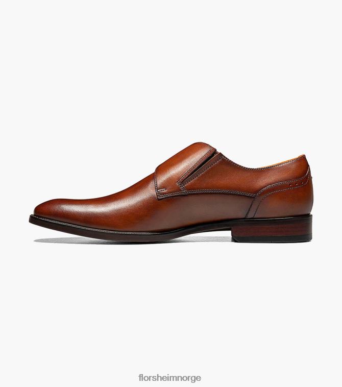nei Florsheim menn fottøy sorrento enkel munkestropp med enkel tå konjakk 08PX62146