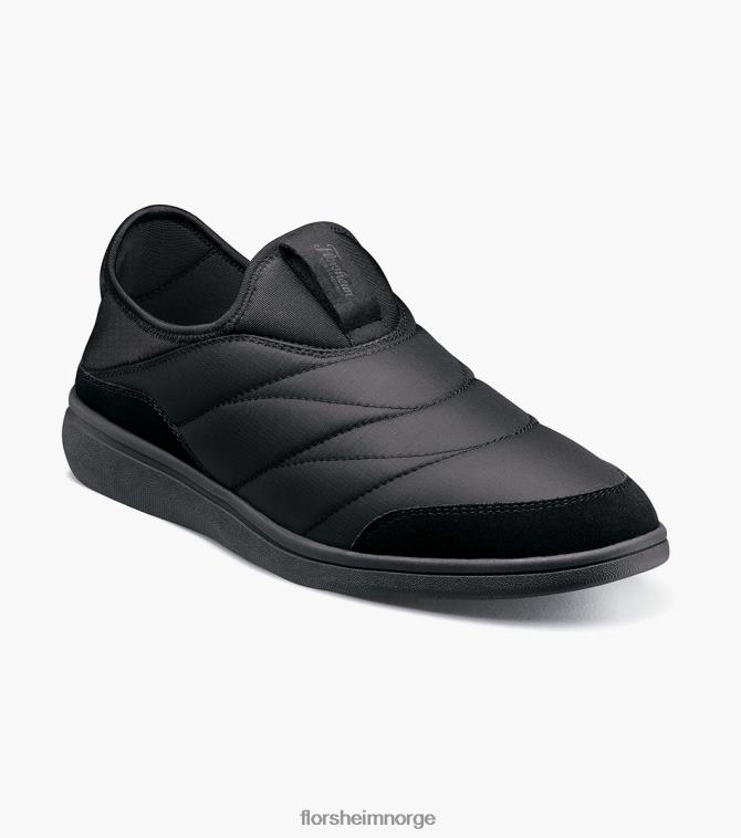 nei Florsheim menn fottøy sporty nylon moc toe slip on svart 08PX62400