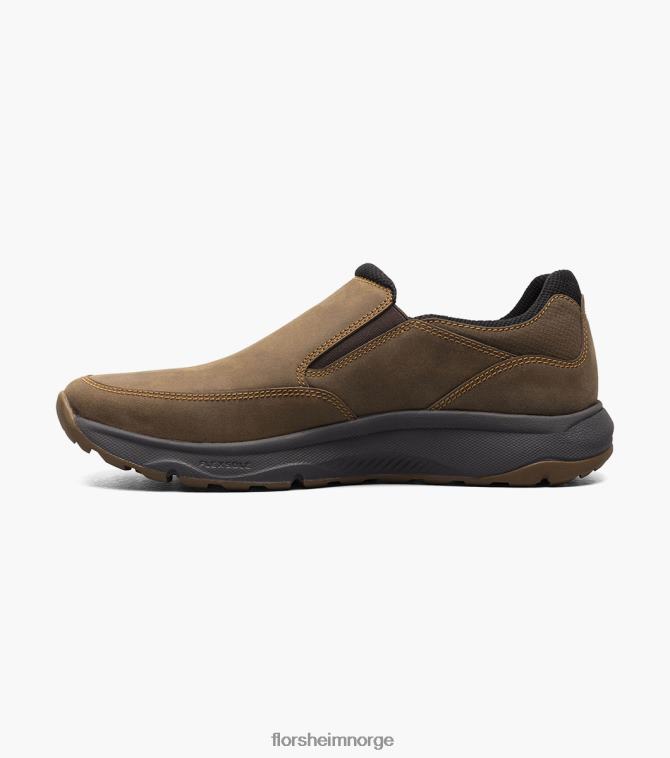 nei Florsheim menn fottøy tread lite 1 moc toe slip on brun lm 08PX62307