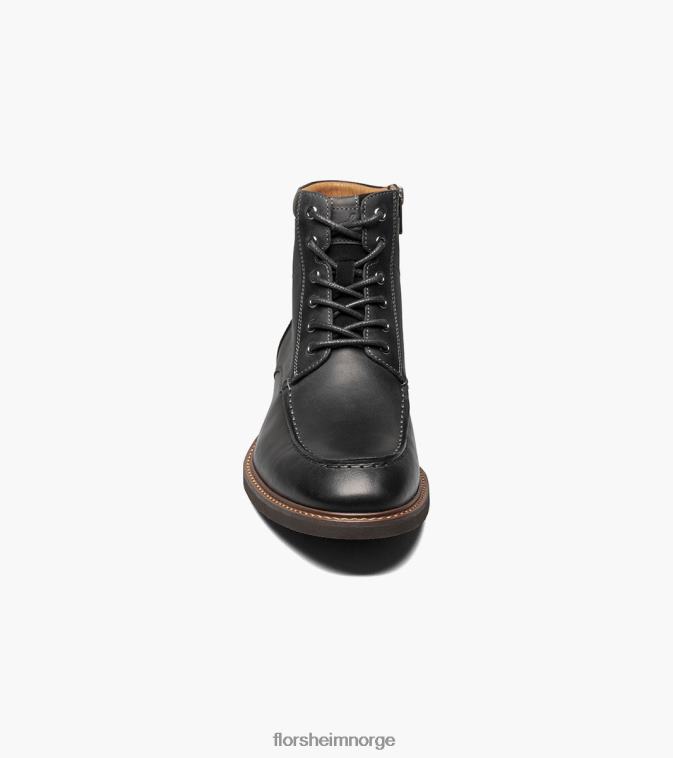 nei Florsheim menn fottøy chalet moc toe snørestøvel svart ch 08PX62166