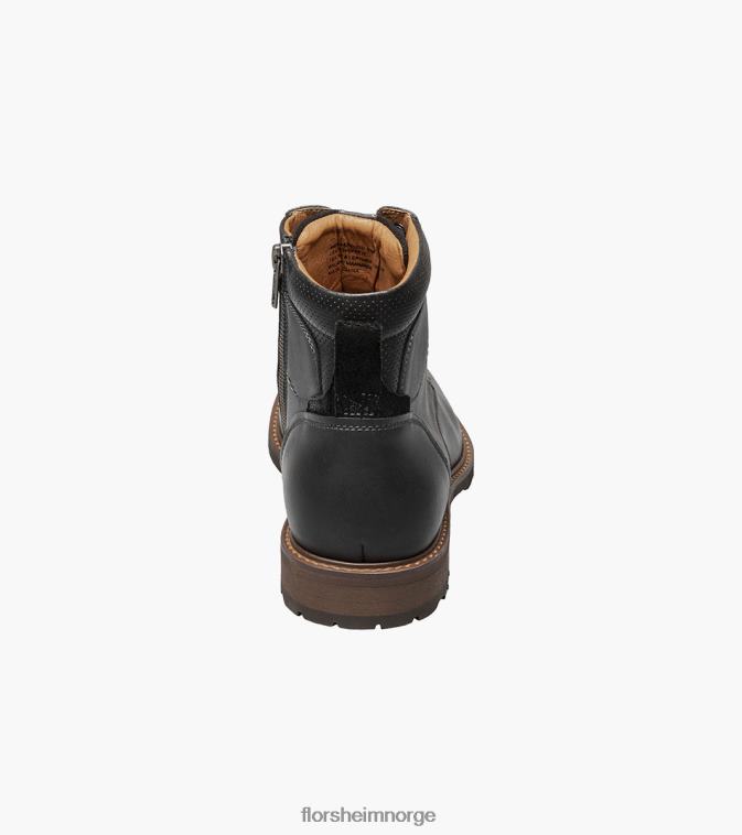nei Florsheim menn fottøy chalet moc toe snørestøvel svart ch 08PX62166