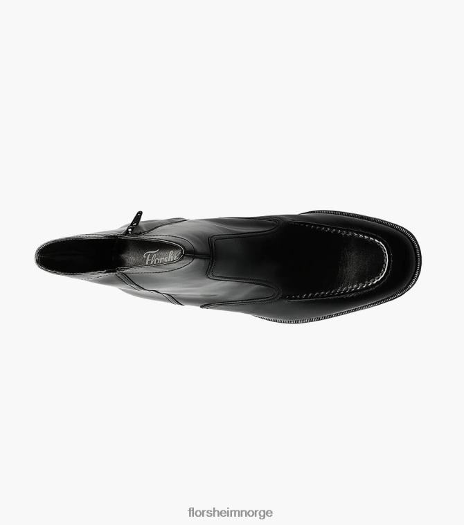 nei Florsheim menn fottøy essex moc toe glidelåsstøvel svart 08PX62261