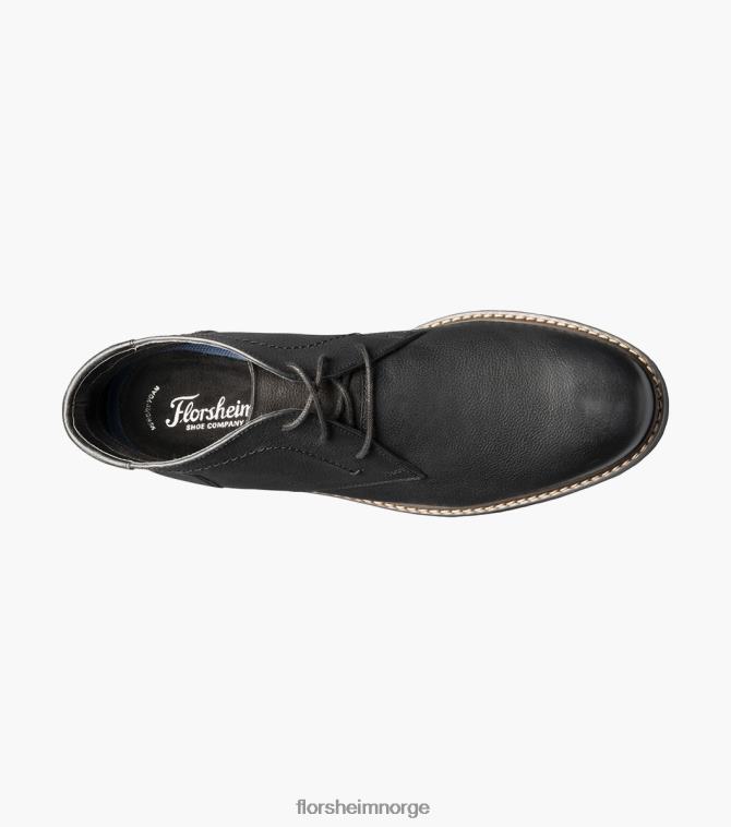 nei Florsheim menn fottøy felt vanlig tå chukka støvel svart nubuck 08PX62249