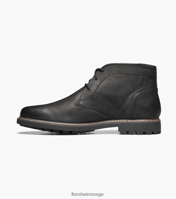 nei Florsheim menn fottøy felt vanlig tå chukka støvel svart nubuck 08PX62249