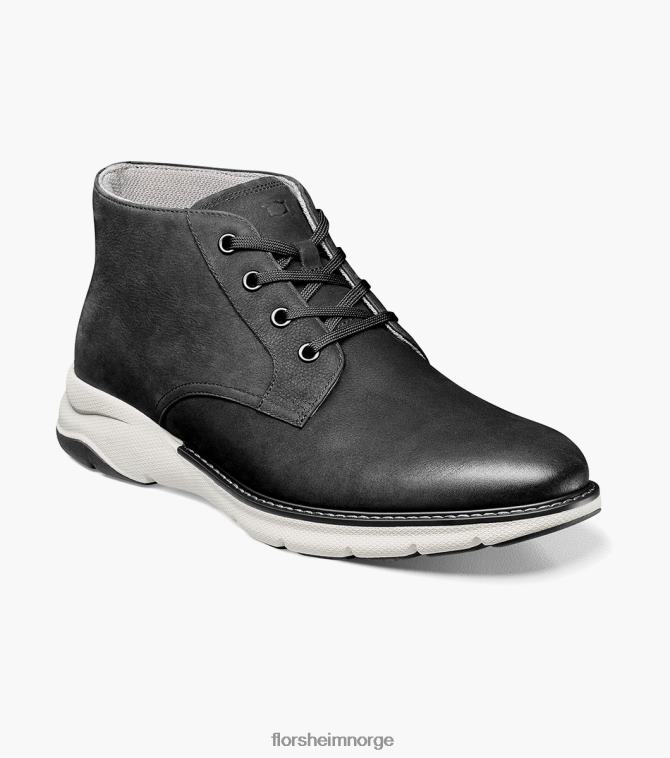 nei Florsheim menn fottøy frenzi chukka støvel med vanlig tå svart nubuck 08PX6232