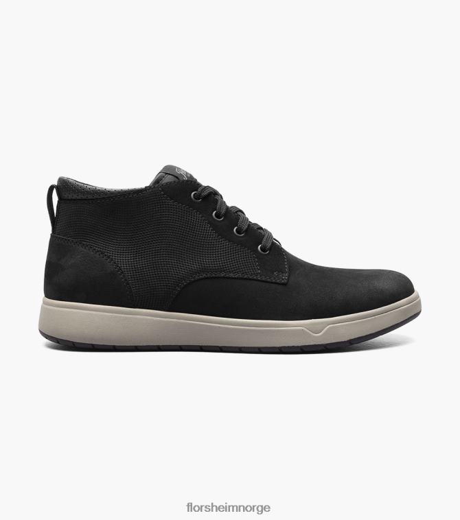 nei Florsheim menn fottøy heist 2 vanlig tå chukka støvel svart nubuck 08PX6230