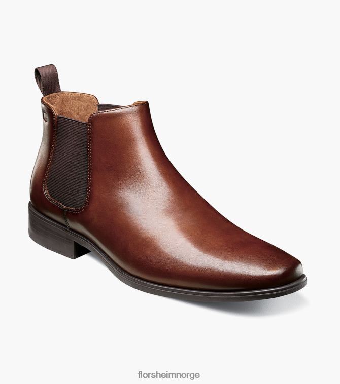 nei Florsheim menn fottøy jackson plain toe gore støvel konjakk 08PX62156