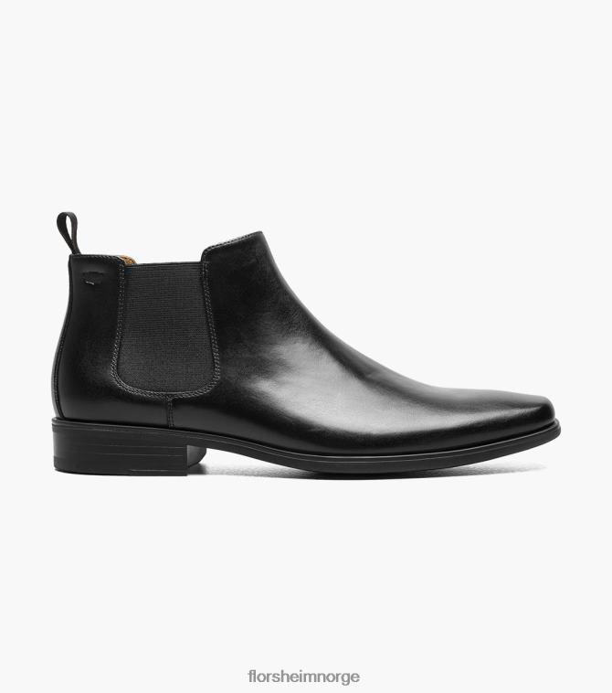 nei Florsheim menn fottøy jackson plain toe gore støvel svart 08PX62157