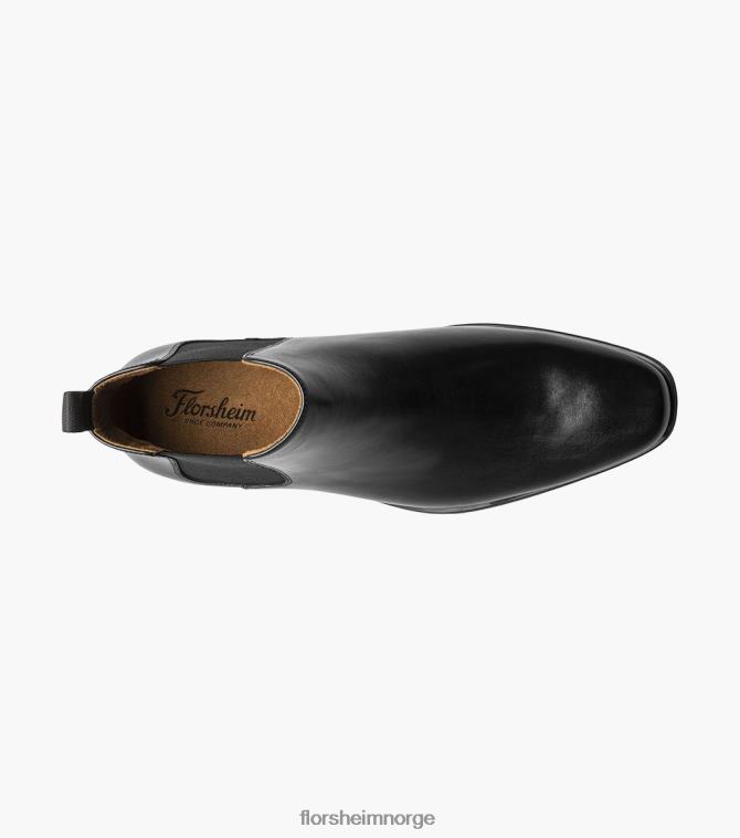 nei Florsheim menn fottøy jackson plain toe gore støvel svart 08PX62157