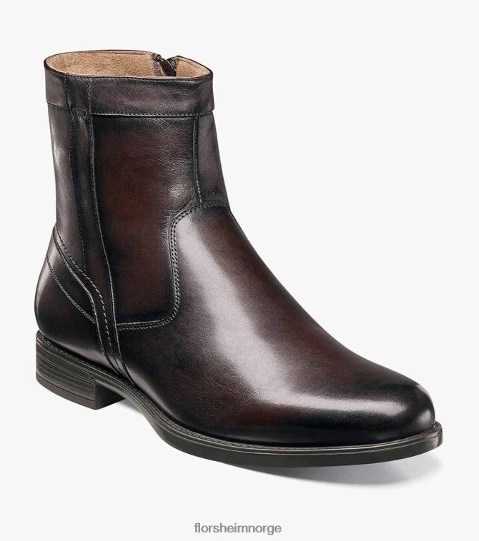 nei Florsheim menn fottøy midtown glidelåsstøvel med vanlig tå brun 08PX62205