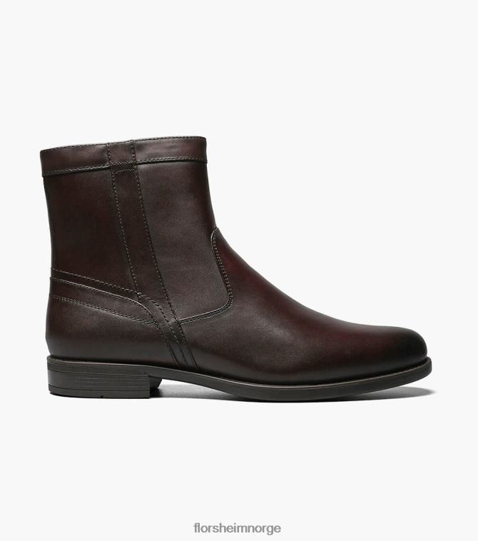 nei Florsheim menn fottøy midtown glidelåsstøvel med vanlig tå brun 08PX62205