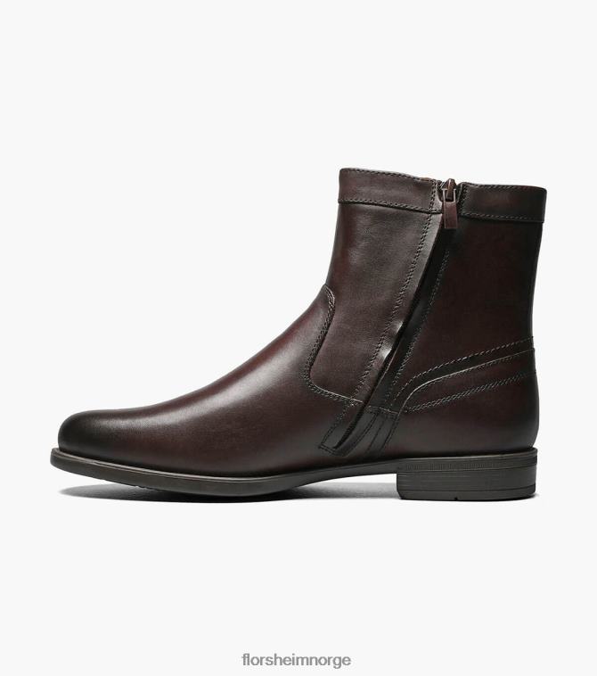 nei Florsheim menn fottøy midtown glidelåsstøvel med vanlig tå brun 08PX62205