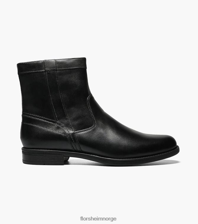 nei Florsheim menn fottøy midtown glidelåsstøvel med vanlig tå svart 08PX62204