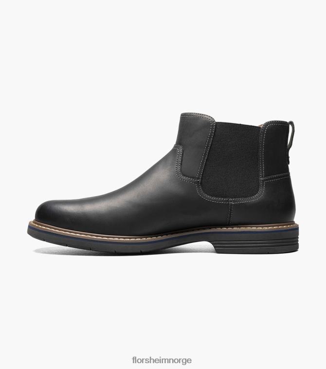 nei Florsheim menn fottøy norwalk plain toe gore støvel svart ch 08PX6278