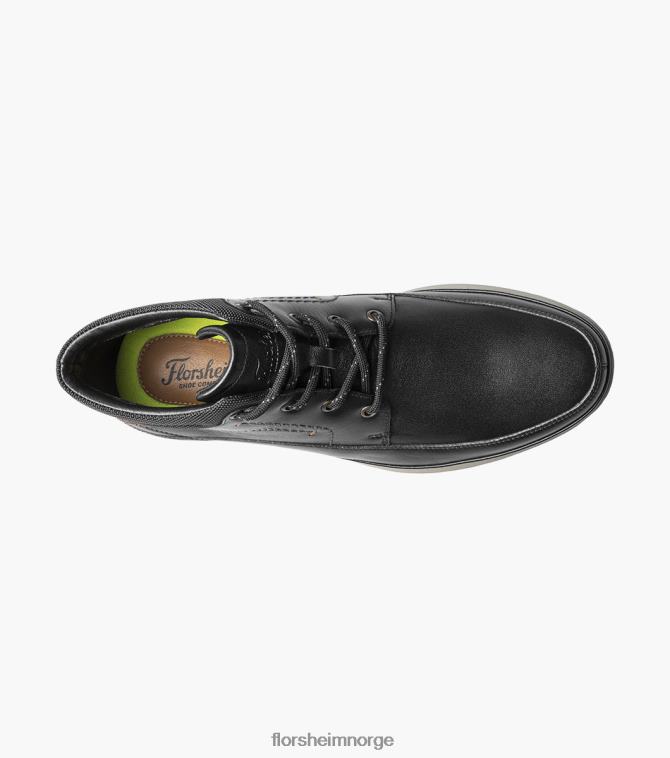 nei Florsheim menn fottøy saul chukka støvel med vanlig tå svart 08PX62289