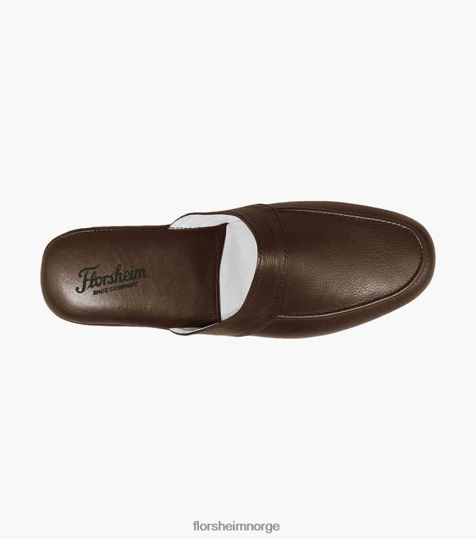 nei Florsheim menn fottøy pareto scuff moc toe slipper brun 08PX62388